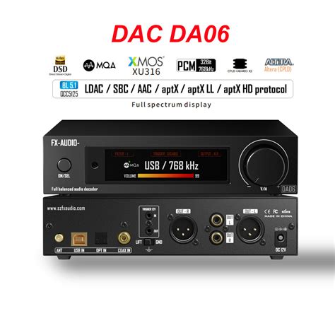 Fx audio da06.  .  This high-performance Digital-to-Analog Converter (DAC) ...