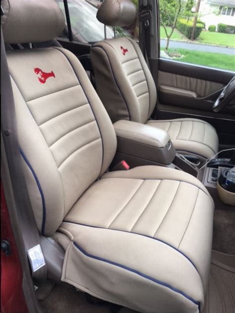 This is a video showing the results of a professional installation of the leather seat covers from http://www.landcruiserheaven.com/. I also installed:- Toy...