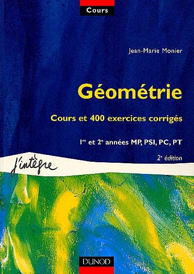 Géométrie mpsi mp   cours et 400 exercices corrigés. - New holland ts 100 workshop manuals.