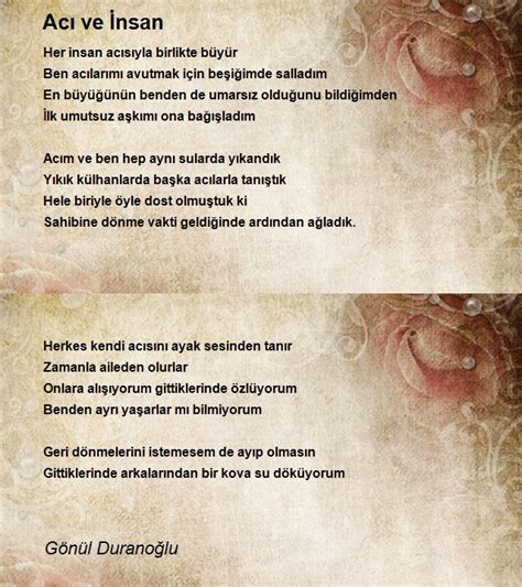 Gönül Duranoğlu Anne Bak Kar Yağıyor Şiiri.