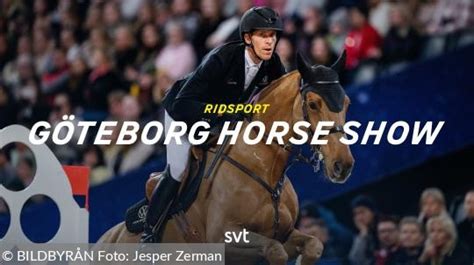 Göteborg horse show – världscuphoppning SVT Sport