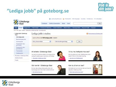 Göteborgs stad lediga jobb