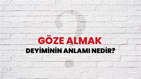 Göze almak deyimi bir insanın karşılaşmış olacağı olayda her türlü riski kabullenmesi anlamına geliyor bu deyimi cümle içinde kullanarak veya okuduğumuz bir metinde altını çizerek pekiştirebilirsiniz.