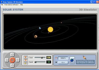 Güneş Sistemi 3D Animasyonu Solar System 3D Simulator.