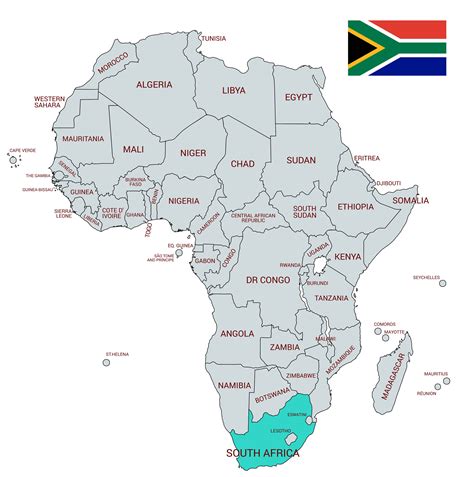Güney afrika haritası