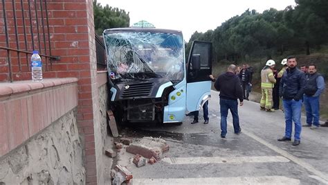Güngörende minibüs kazası