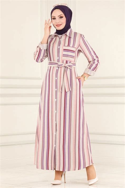 Günlük Tesettür Elbiselerde Moda Modaselvim. 