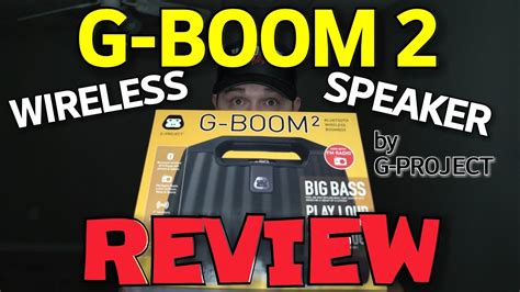 G boom 2 speaker watts.  With just the right combination of performance, durability, features...