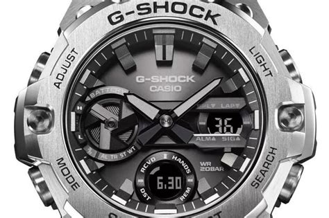 G central. The G-Shock GCW-B5000 series was launched with two limited edition models for the G-Shock 40th Anniversary in late 2023. It is the first Origin 5000 series with a bezel and link band made of forged carbon and also the first classic "square" with a carbon monocoque case. The use of carbon and titanium metal parts results in an extremely … 