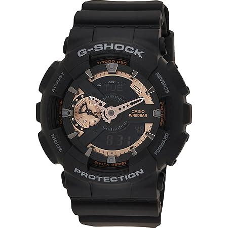 G-Shock X-Large Combi GA110 Black/Rose Gold - amazon.com