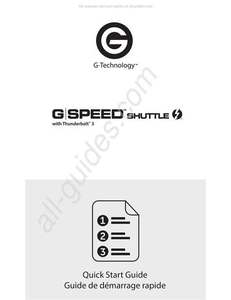 G-TECHNOLOGY G SPEED Q PRODUCT MANUAL Pdf Download ManualsLib