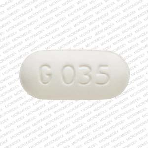 OVAL WHITE G 035. View Drug. Tris Pharma Inc. hydrocodone bitartrate 