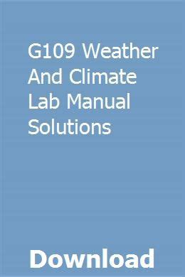 G109 weather and climate lab manual solutions. - Fiat punto gt mk1 repair manual.