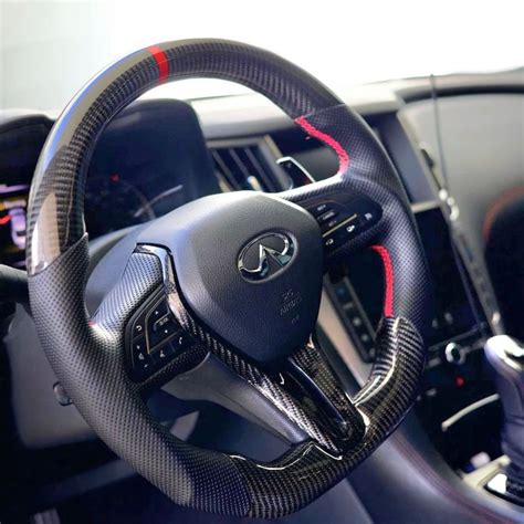 G37 steering wheel.  COLOUR FOR STRIPE&STITCHING&LEATHER&CARBON F...