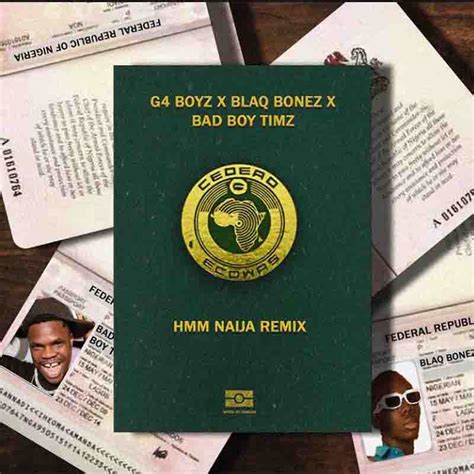 G4 Boyz - Hmm (feat. Blaqbonez & Bad Boy Timz) (Remix) MP3 …