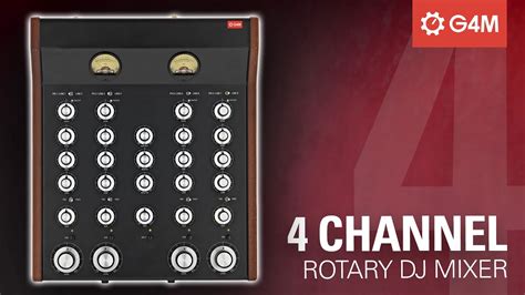 G4M 4 Channel Rotary DJ Mixer - Nearly New at Gear4music - balustradellc