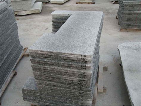 G623 Flamed Paver - Grey Granite - balustradellc