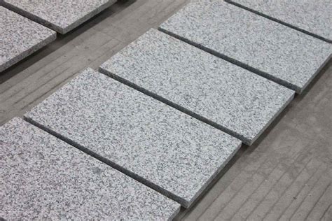 G655 Flamed Paver - Grey Granite - balustradellc