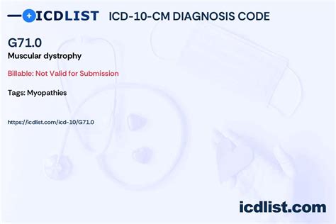 G71.11 ICD 10 CM Code for Myotonic muscular dystrophy