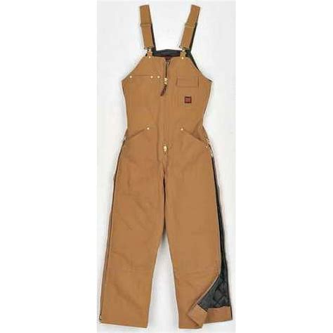 G7412 Insulated Bib Overalls Cott Duck Brn XL 753716