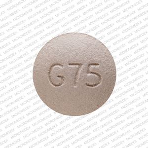 G75 yellow pill. Pill Identifier results for "g 75 Yellow". Search by imprint, shape, color or drug name. Skip to main content. ... Results 1 - 8 of 8 for "g 75 Yellow" 1 / 4 Loading. ROCHE 75 mg. Previous Next. Tamiflu Strength 75 mg Imprint ROCHE 75 mg Color Yellow / Gray Shape Capsule/Oblong View details. 