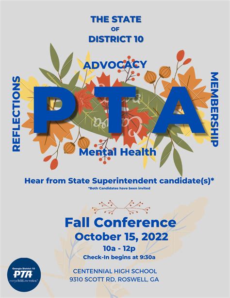 GA District 10 PTA Dedicated to growth, service, and …