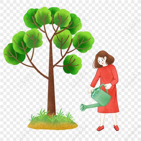 Gadis Kecil Menyirami Tanaman PNG dan PSD gratis - balustradellc