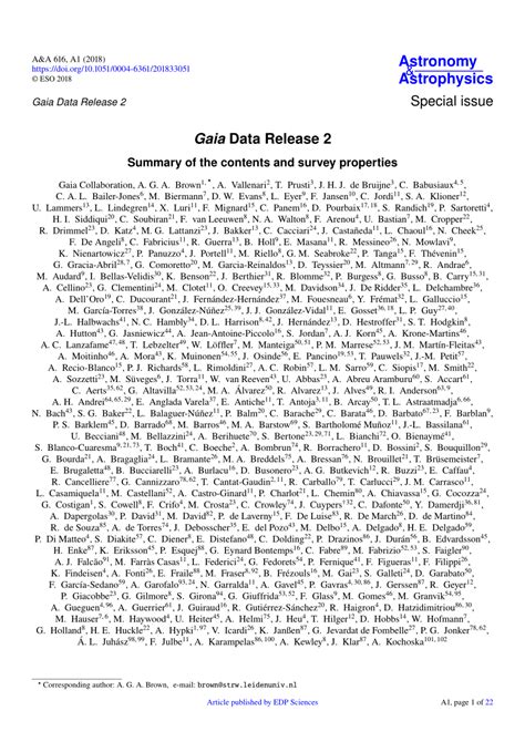 Gaia Data Release 3 contents summary - Gaia - Cosmos - wintechmobiles.com