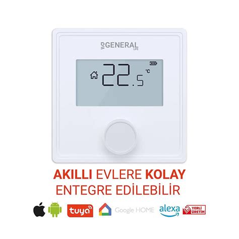 GAIA HT25 Kablolu Oda Termostatı GENERAL Life. 