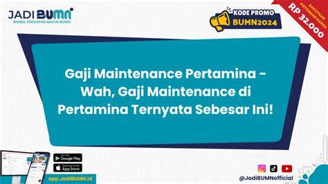 Gaji Maintenance technician di Indonesia - Indeed - raincitystudios.com