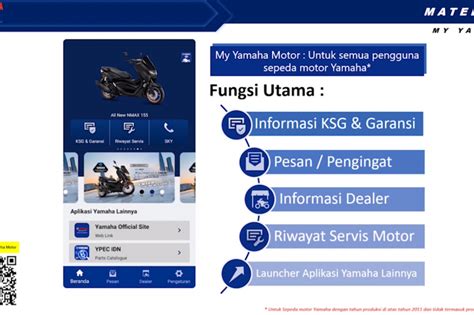 Gak cuma buat booking servis, aplikasi My Yamaha Motor punya - balustradellc