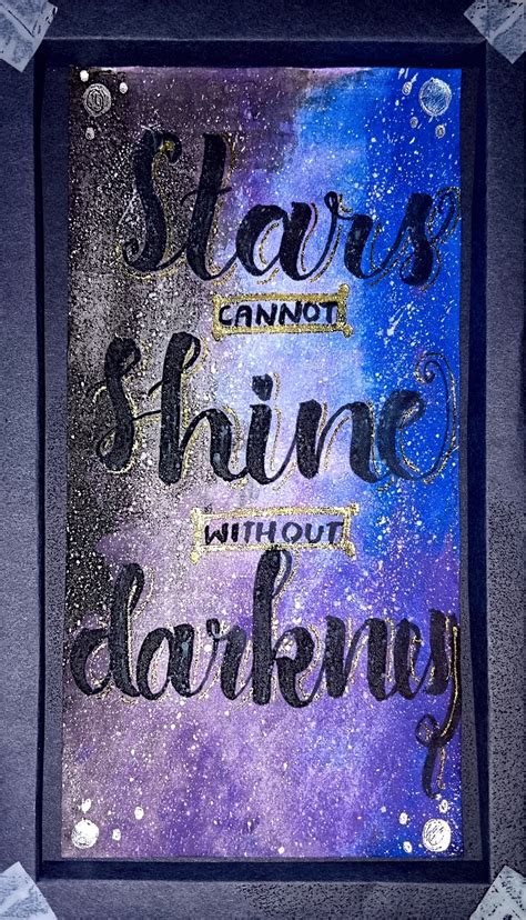 Galaxy Themed Calligraphy - muktibox.com