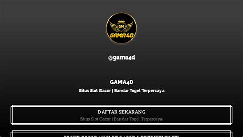 GAMA4D LINK Bandar Togel Terbesar Di Indonesia & Situs Toto