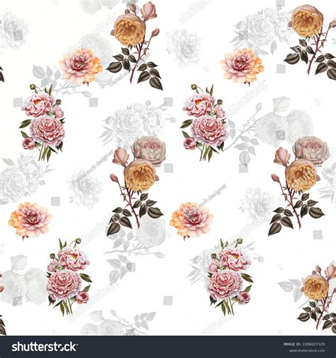 Gambar tanpa royalti Floral brush stroke painting - Shutterstock - balustradellc