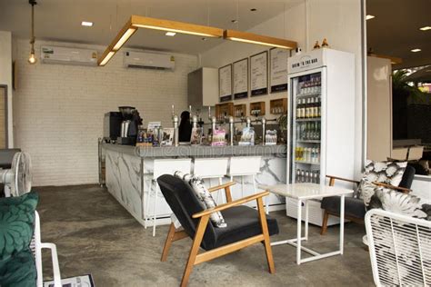 Gambar tanpa royalti Interior decoration furniture of cafe coffee shop - balustradellc