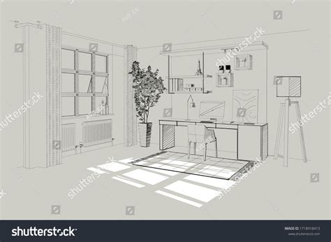 Gambar tanpa royalti Interior design office client - Shutterstock - balustradellc