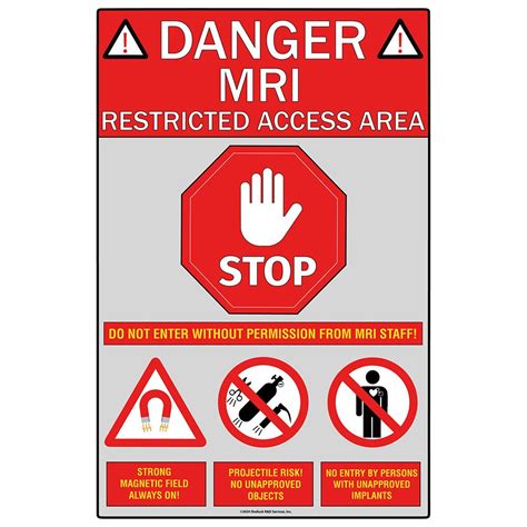 Gambar tanpa royalti Mri warning sign - Shutterstock - wintechmobiles.com