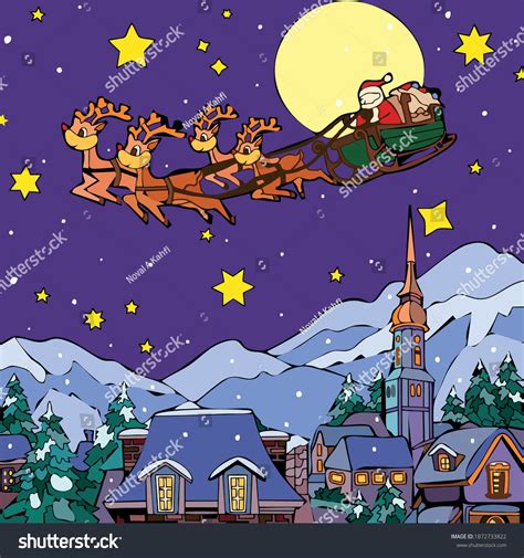 Gambar tanpa royalti Santa on house - Shutterstock - balustradellc