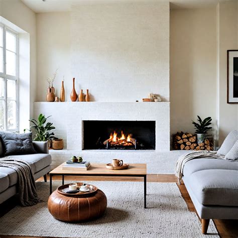 Gambar tanpa royalti Scandinavian style fireplace - Shutterstock - balustradellc