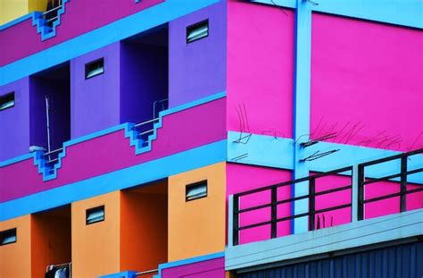 Gambar tanpa royalti Vivid color facades - Shutterstock - balustradellc