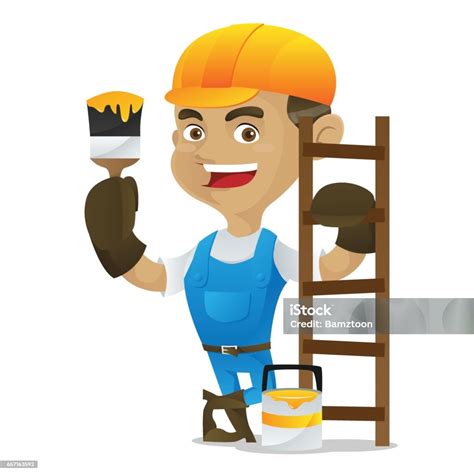 Gambar Tukang Cat, Stok Foto, dan Background - Pngtree - balustradellc