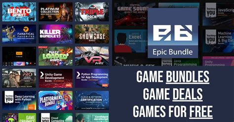 GAME bundles, GAME deals & GAMES for FREE - Epic Bundle