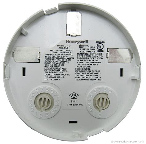 GAMEWELL-FCI ASD-PL3 WHITE SMOKE DETECTOR PACK OF …