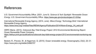 GAO-21-533SP, Science & Tech Spotlight: Renewable Ocean Energy - raincitystudios.com