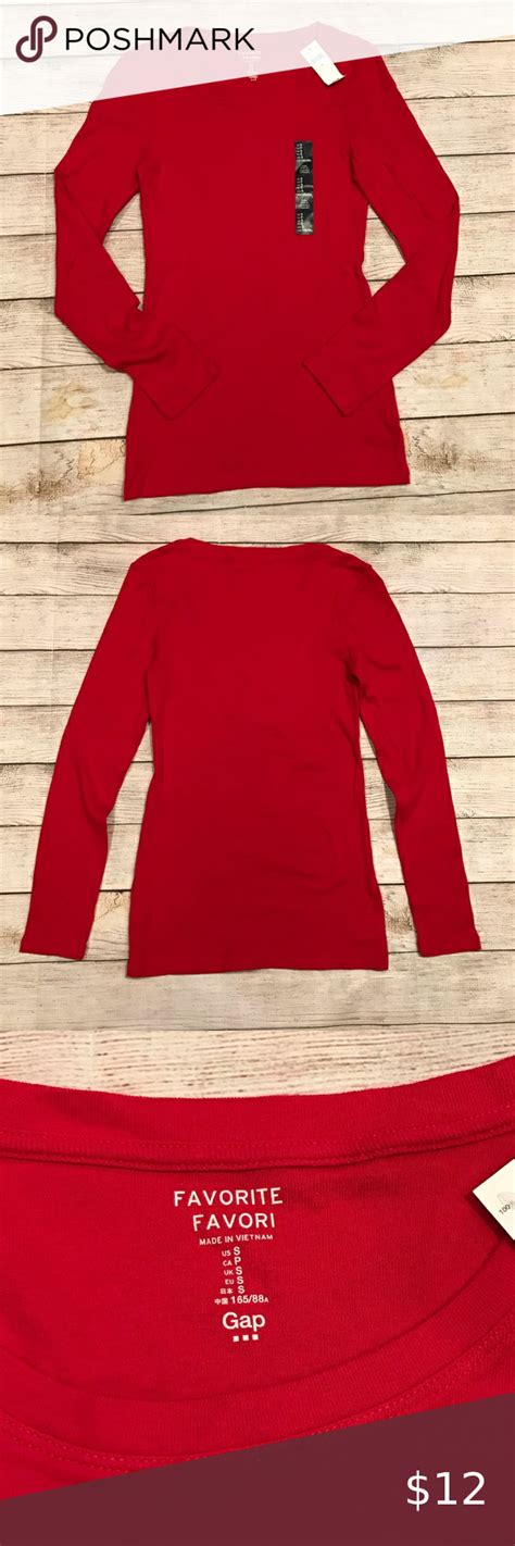 GAP Tops Nwt Gap Long Sleeve Tshirt Poshmark