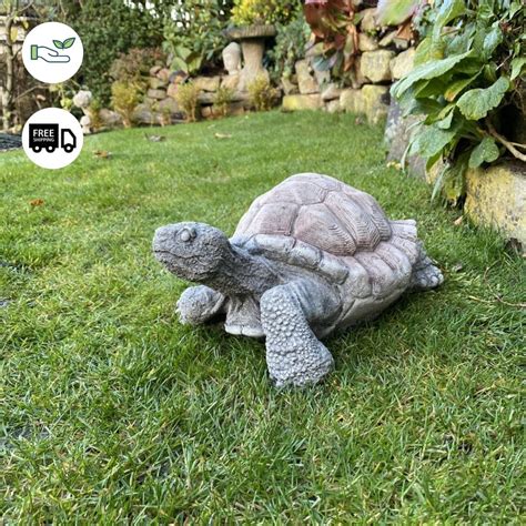 Garden Ornament Tortoise - Etsy - muktibox.com