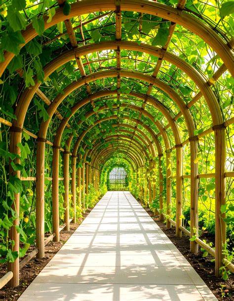 Garden Tunnel Trellis System: Maximizing Space and Harvest - raincitystudios.com