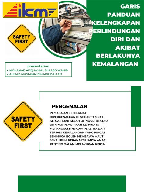 GARIS PANDUAN KEPERLUAN KELENGKAPAN PELINDUNG DIRI - balustradellc