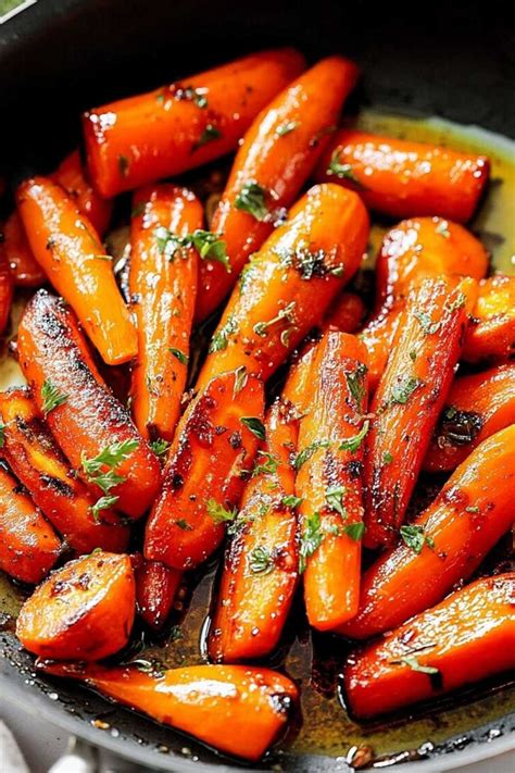 Garlic Butter Roasted Carrots - FULL RECIPE - balustradellc