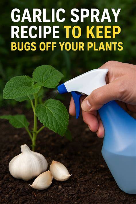 Garlic Spray Recipe to Keep Bugs Off Your Plants - raincitystudios.com